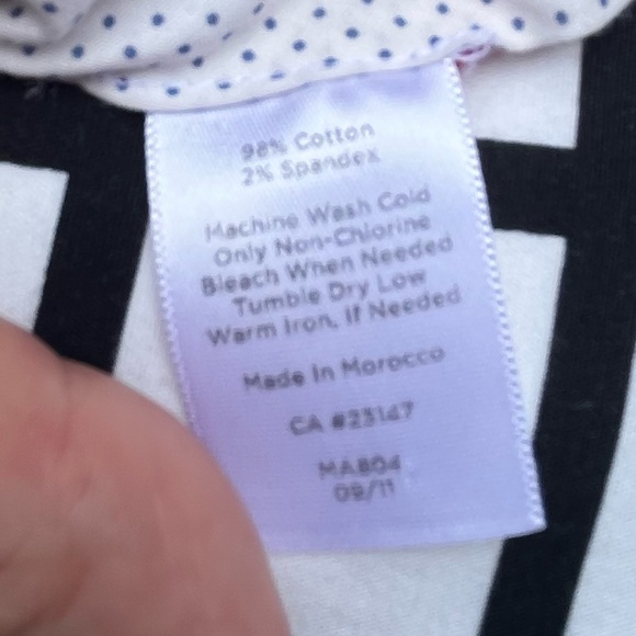 NWOT TALBOTS RED CHINO SKIMMER PANT - Picture 4 of 11